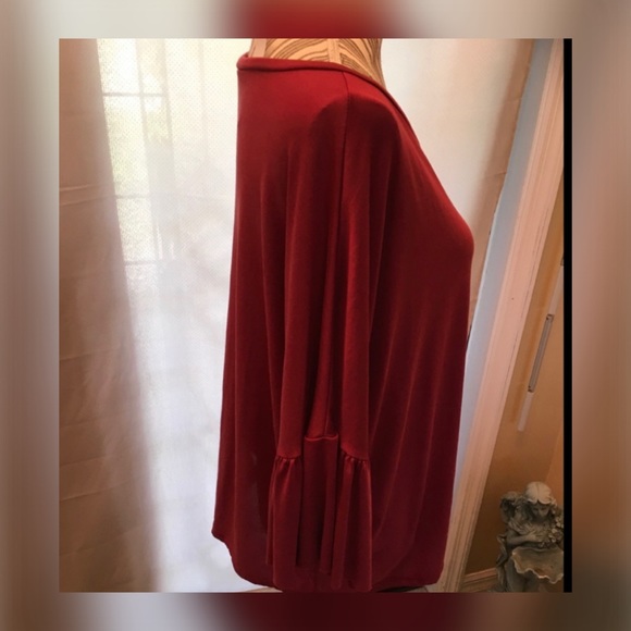 No Comment Rose Color Top size Lg - Picture 9 of 10